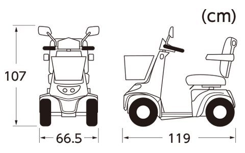Xe điện 4 bánh nhật bản