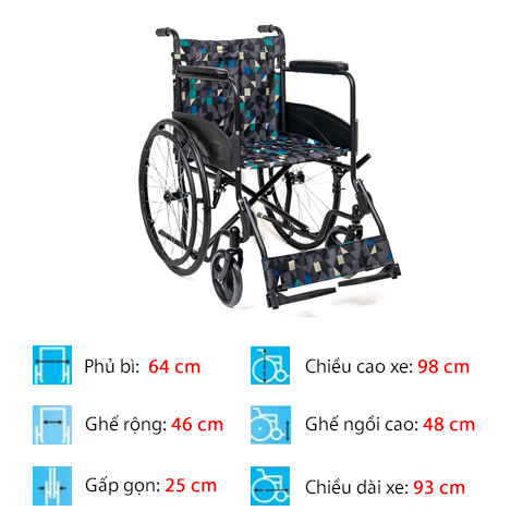 Xe Lăn Ctcare 809 - full