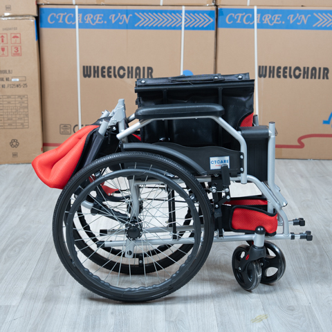 Xe lăn người già gấp gọn 863S - full