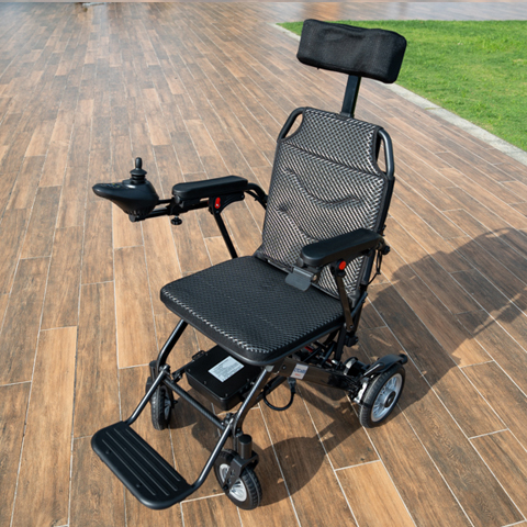 Xe lăn điện gấp gọn ngả nằm D1002 - full