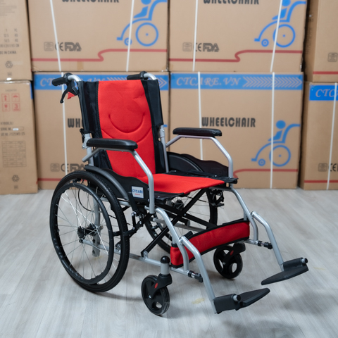 Xe lăn người già gấp gọn 863S - full