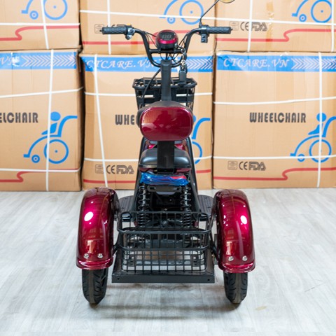 Xe điện 3 bánh CT08 - full