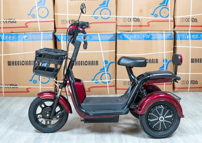 Xe điện 3 bánh nhỏ gọn ngày càng được ưa chuộng