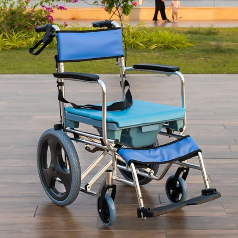 Xe lăn tắm 606 (tắm, đẩy, bô vệ sinh) - full