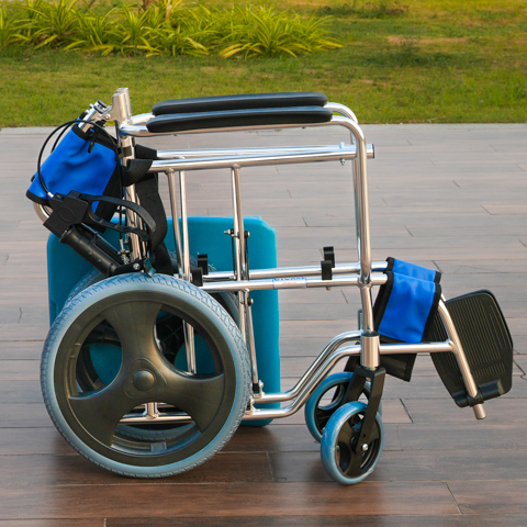 Xe lăn tắm 606 (tắm, đẩy, bô vệ sinh) - full