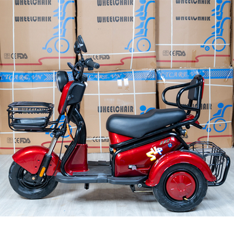 Xe điện 3 bánh nhỏ gọn CT08 - full