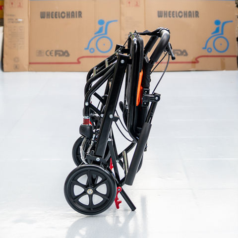 Xe đẩy người già siêu nhẹ 608 GC (khung sắt) - full
